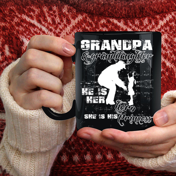 Grandpa And Granddaughter Coffee Mug, My Granddaughter Coffee Cup