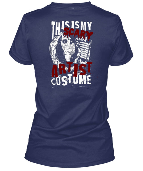 This Is My Scary Artist Costume T Shirt, Being A Hair Stylist T Shirt