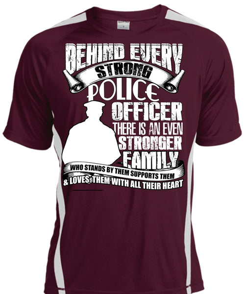 Strong Police Officer T Shirt, Stronger Family T Shirt, Cool Shirt