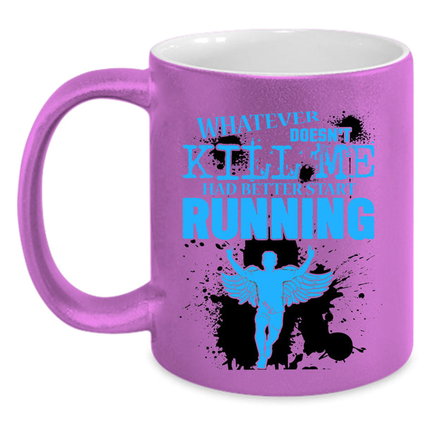 Cool Gift For Runner Coffee Mug, Running Accent Mug