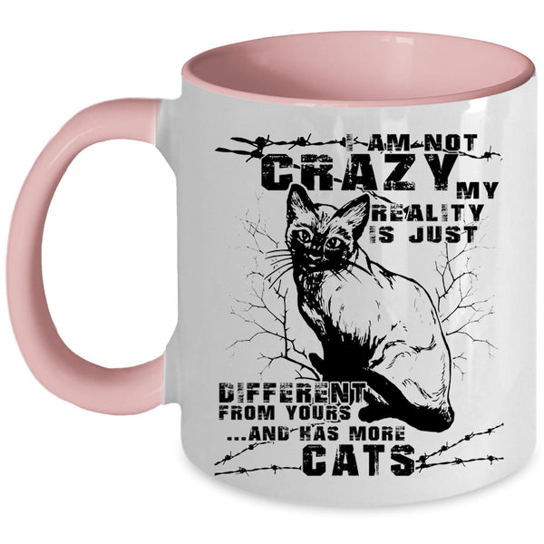 Cute Gift For Cat Lovers Coffee Mug, My Cats Accent Mug
