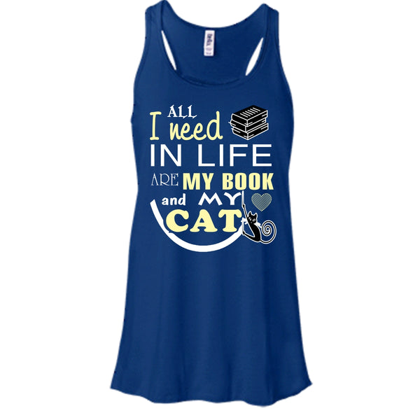 All I Need In My Life Are Book And Cat Shirt, Cool Cat Shirt