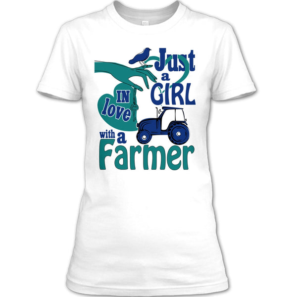 Just A Girl T Shirt, Coolest Farmer T Shirt