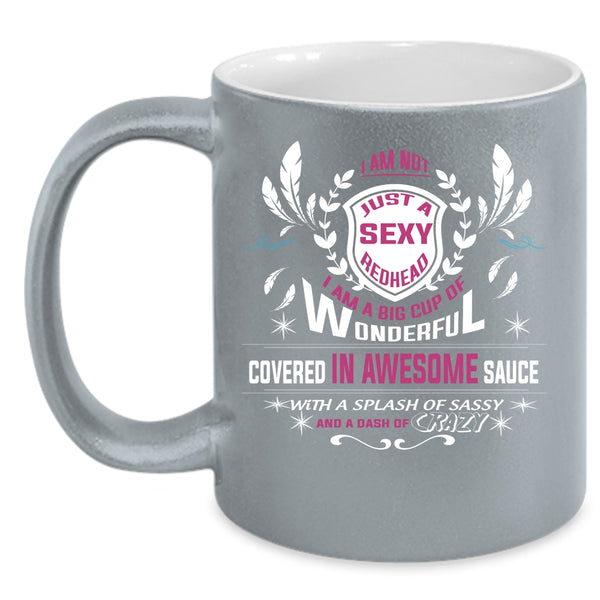 I Am Not Just A Redhead Coffee Mug, Crazy Hairstylist Coffee Cup