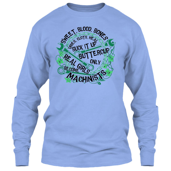 Sweet Blood Bones T Shirt, Coolest Mechanic Girls T Shirt