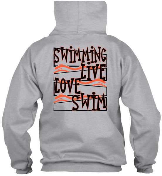 Swimming Live Love Swim T Shirt, I Love Swimming T Shirt