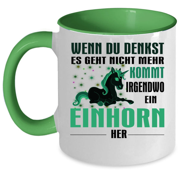 Gift For My Daughter Coffee Mug, Cute Unicorn Accent Mug