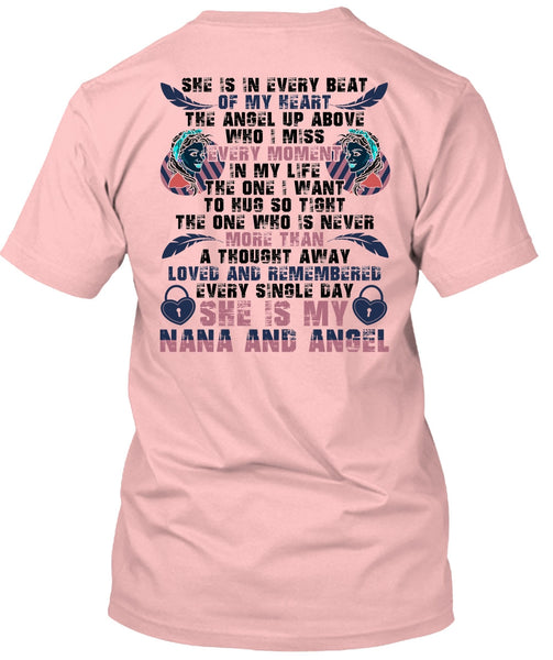 She Is My Nana And Angel T Shirt, I Love Nana T Shirt