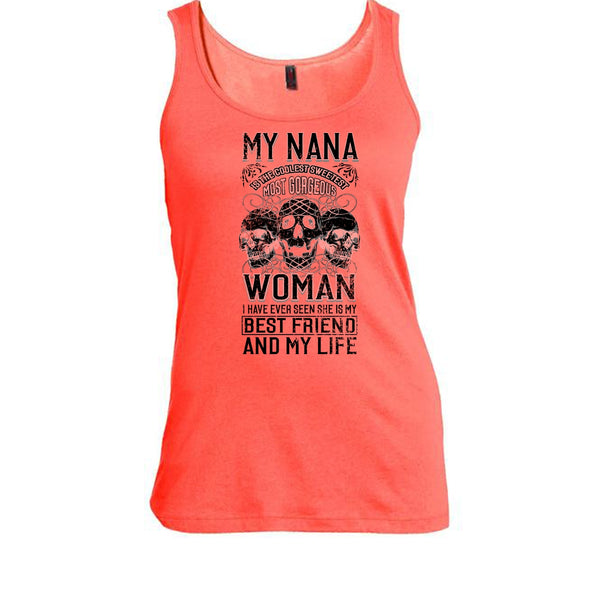 My Nana Is The Coolest Woman T Shirt, Coolest Nanny Ever T Shirt, Awesome t-shirts