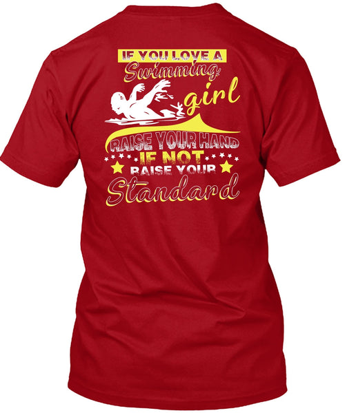 You Love A Swimming Girl T Shirt, Being A Swimmer T Shirt