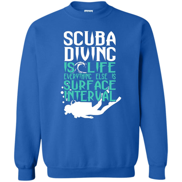 Everything Else Is Surface Internal T Shirt, Coolest Diver Sweatshirt