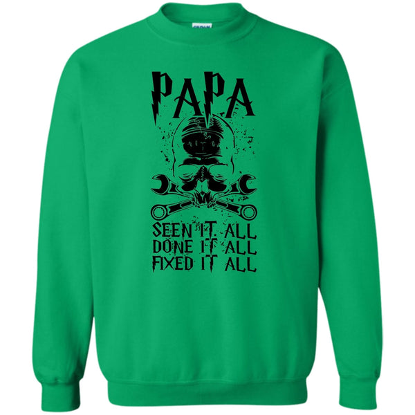 Coolest Papa Ever T Shirt, Papa Seen It All Sweatshirt