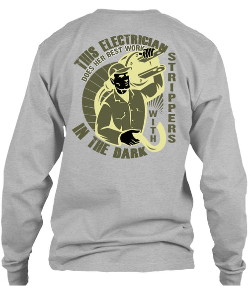 This Is Electrician T Shirt, In The Dark T Shirt