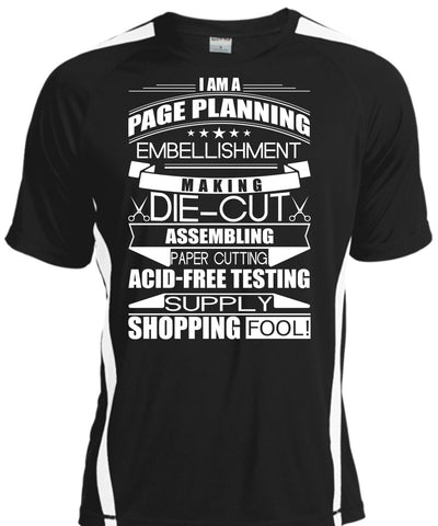 A black t-shirt with the shopify logo