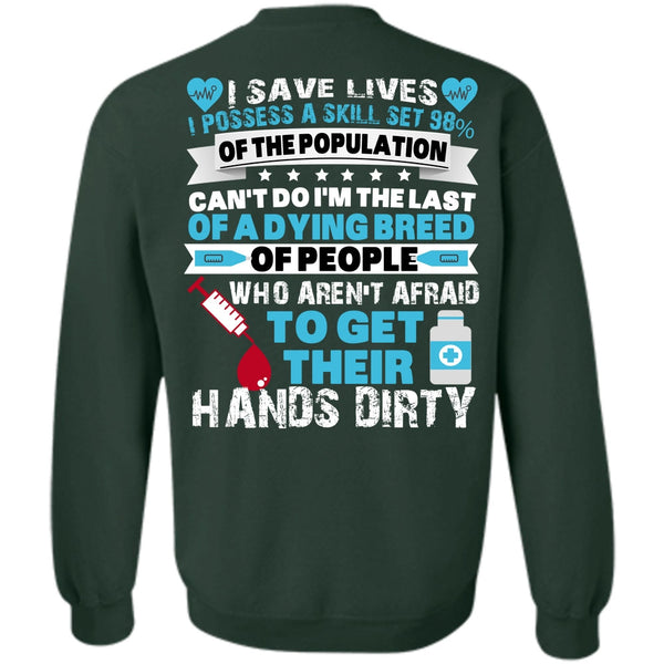 Being A Doctor T Shirt, I Love Nursing Sweatshirt