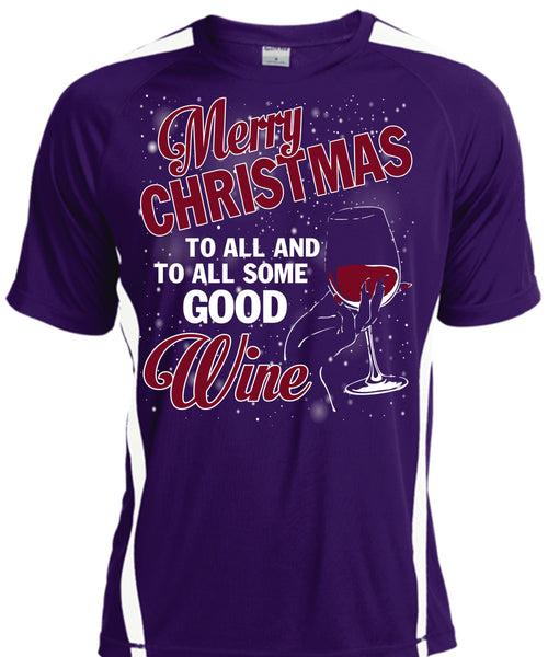 Merry Christmas To All T Shirt, To All Some Good Wine T Shirt, Cool Shirt