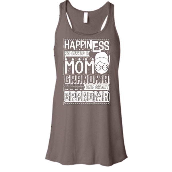 Happiness Is Being A Mom T Shirt, Grandma Tank Top