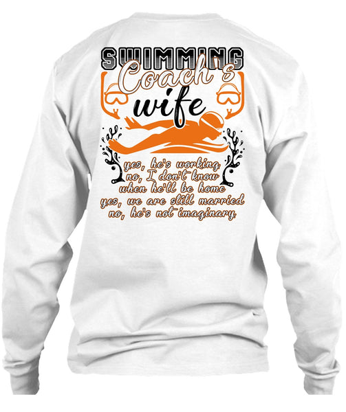 Swimming Coach's Wife T Shirt, I Love Swimming T Shirt