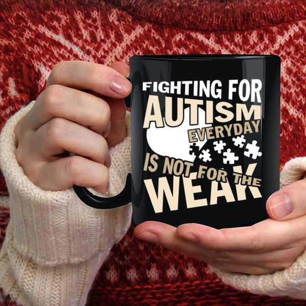 Fighting For Autism Everyday Coffee Mug, Cute Autism Child Coffee Cup