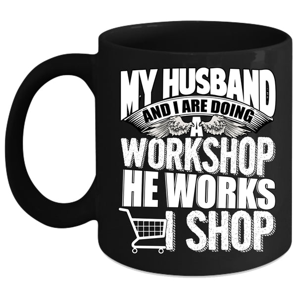 A black t-shirt with the shopify logo