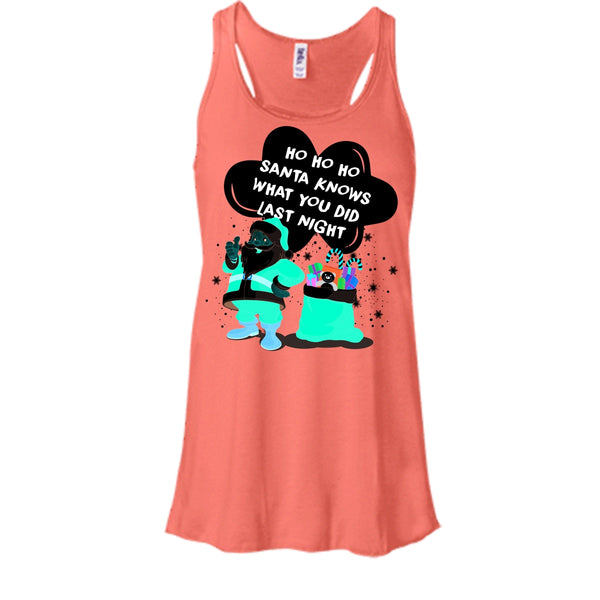 Santa Knows What You Did Last Night T Shirt, Merry Christmas T Shirt, Awesome t-shirts