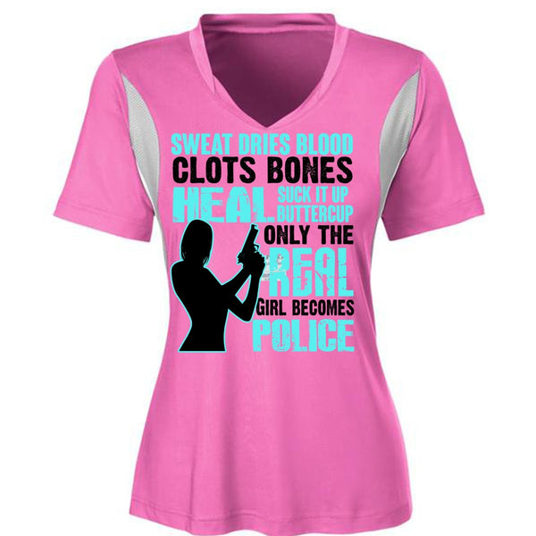 Only The Real Girl Becomes Police T Shirt, I Love Police T Shirt, Awesome T-Shirts