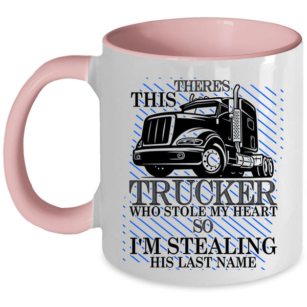 I'm Stealing His Last Name Coffee Mug, This Strucker Stole My Heart Accent Mug