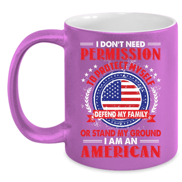 I Am An American Coffee Mug, Cute Gift For American Coffee Cup