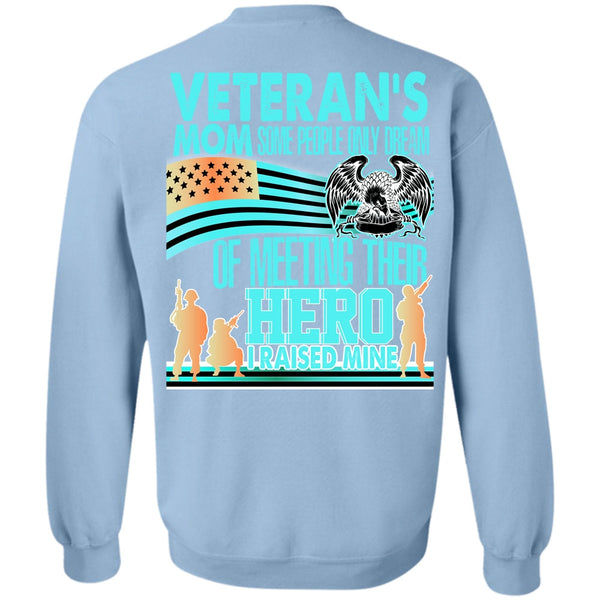 I Love Veteran T Shirt, Veteran's Mom Sweatshirt