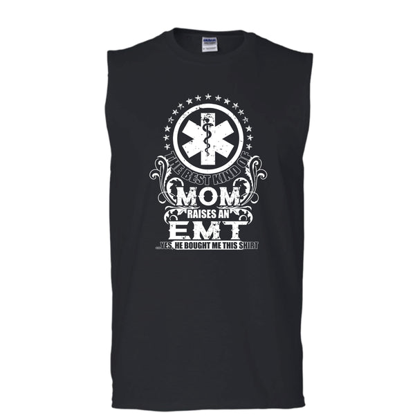 A black t-shirt with the shopify logo