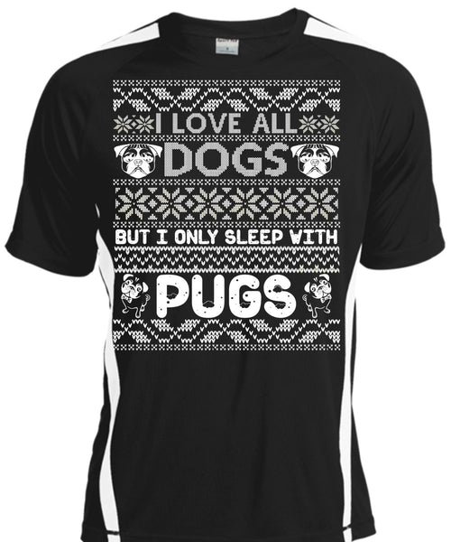 A black t-shirt with the shopify logo