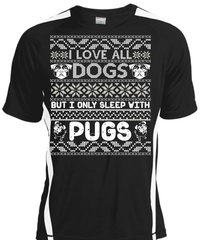 A black t-shirt with the shopify logo