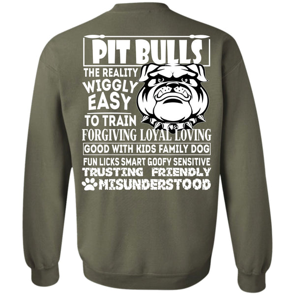 Good With Kids Family Dog T Shirt, I Love Pit Bull Sweatshirt