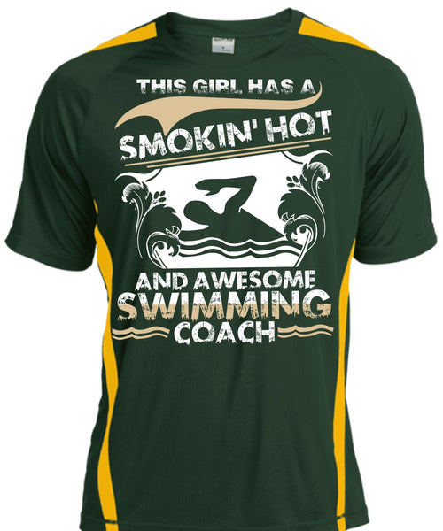 Awesome Swimming Coach T Shirt, Being A Swimmer T Shirt, Cool Shirt