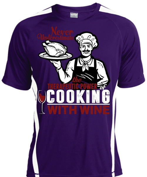 Cooking With Wine T Shirt, Being A Cooker T Shirt, Cool Shirt