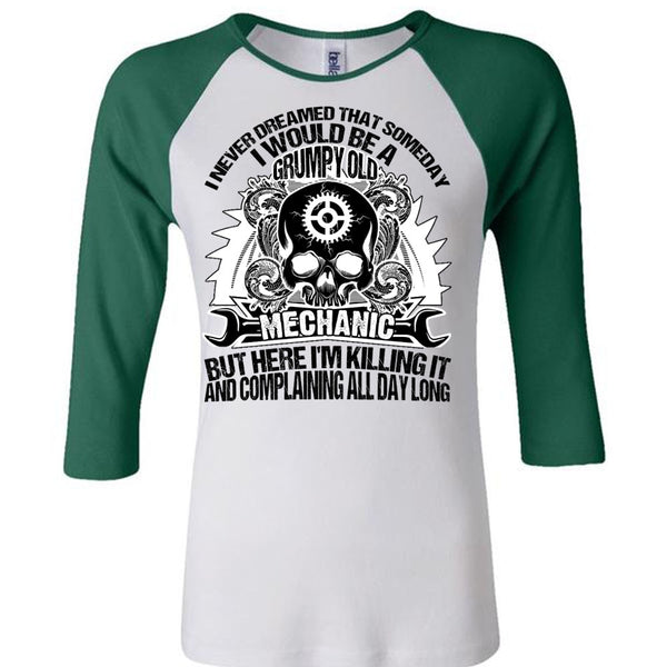 Grumpy Old Mechanic T Shirt, I Love Mechanic T Shirt, Awesome T-Shirts