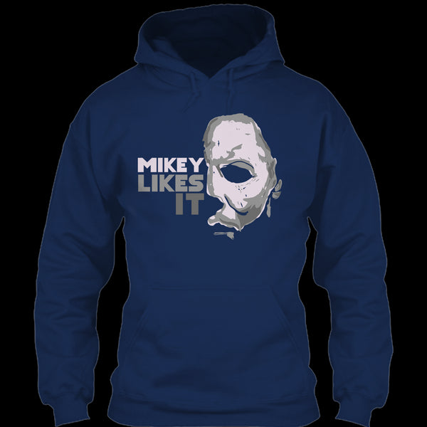 A black t-shirt with the shopify logo