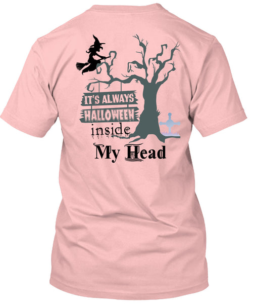 It's Always Halloween Inside My Head T Shirt, Wait For Halloween T Shirt