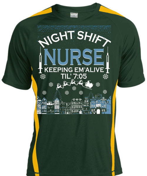 Night Shift Nurse Keeping T Shirt, This Girl Loves Christmas T Shirt, Cool Shirt