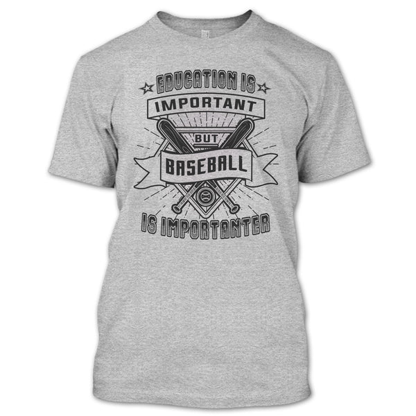 Education Is Important T Shirt, Coolest Baseball Player T Shirt