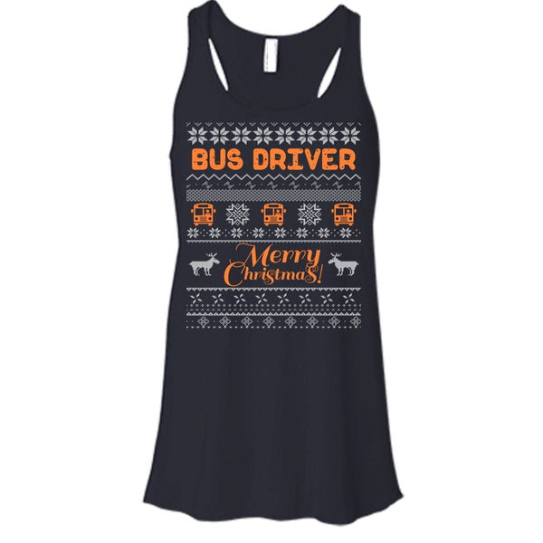 Bus Driver Merry Christmas T Shirt, Coolest Bus Driver T Shirt, Cool T Shirt