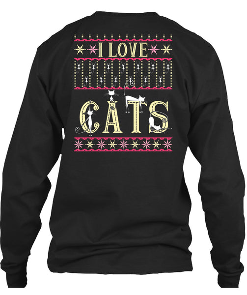 I Love Cats T Shirt, This Girl Loves Christmas T Shirt
