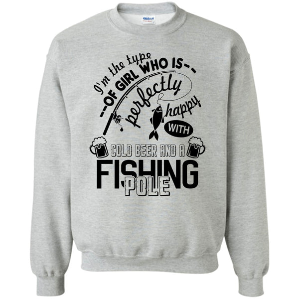 Coolest Fishing Lover T Shirt, Pretty Happy With Cool Beer Sweatshirt