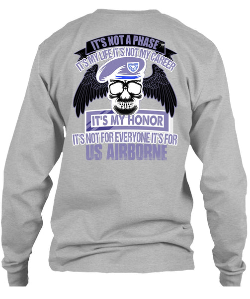 It's For US Airborne T Shirt, I Love Veteran T Shirt