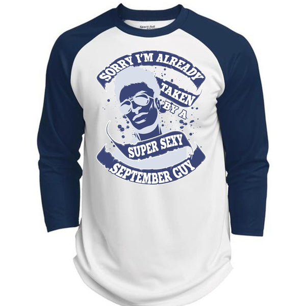 I'm Already Taken By A September Guy T Shirt, I Love Man T Shirt, Awesome T-Shirts  (Polyester Game Baseball Jersey)