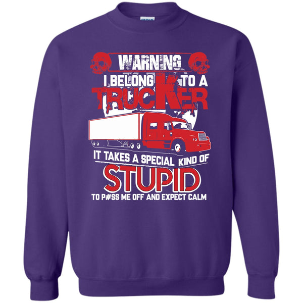 Trucker's Wife T Shirt, Coolest Trucker Sweatshirt