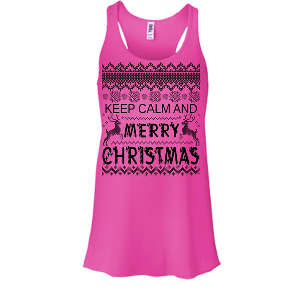 Keep Calm And Merry Christmas T Shirt, Merry Christmas Gift T Shirt, Awesome t-shirts