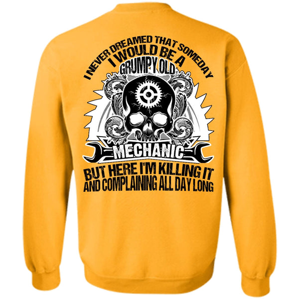 I Love Mechanic T Shirt, Grumpy Old Mechanic Sweatshirt
