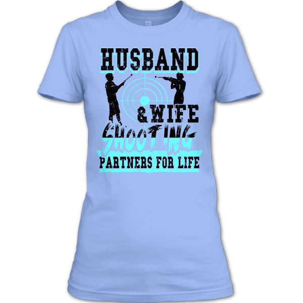 Husband & Wife T Shirt, Coolest Shooting Partners T Shirt