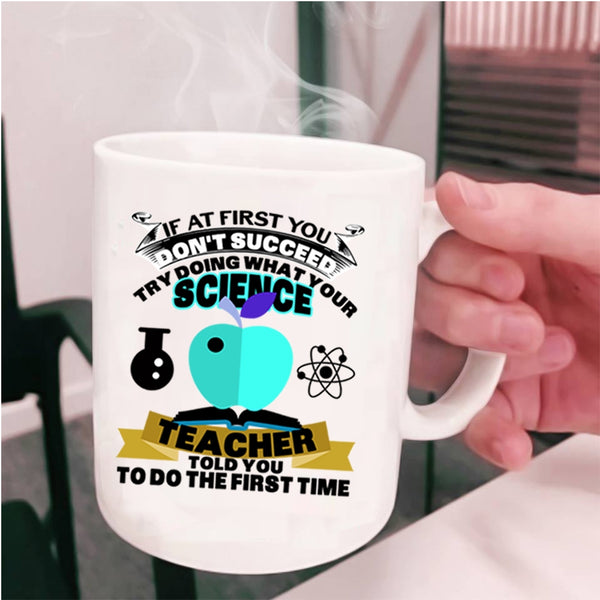 Cool Teacher Coffee Mug, Science Teacher Cup